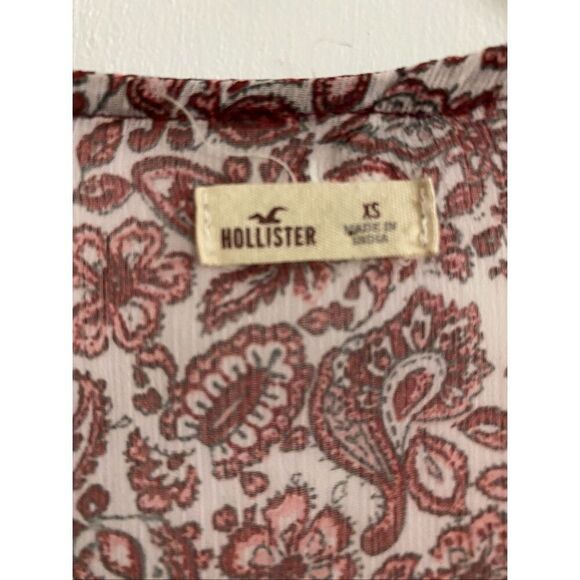 Hollister lightweight floral paisley kimono size XS - Picture 7 of 9